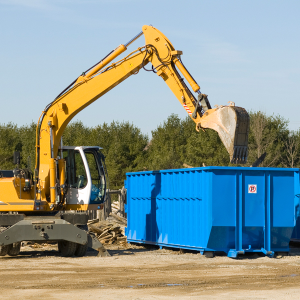 what happens if the residential dumpster is damaged or stolen during rental in Chase City